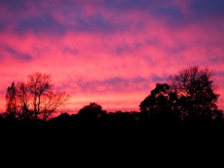 Abendstimmung in Wesel-Flüren