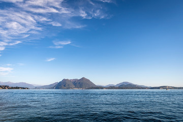Fototapeta na wymiar Lake Maggiore, Stresa, Piedmont, Italy
