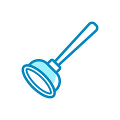 plunger - plumbing icon vector design template