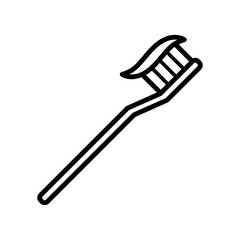 tooth brush icon vector design template