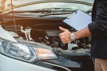 Car service / checklist when checking the technical condition of the car in the car service / excellent