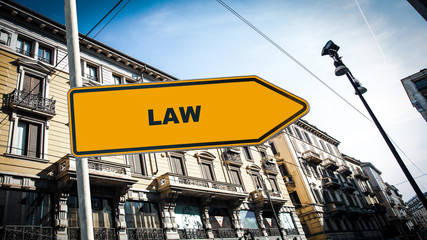 Street Sign to Law