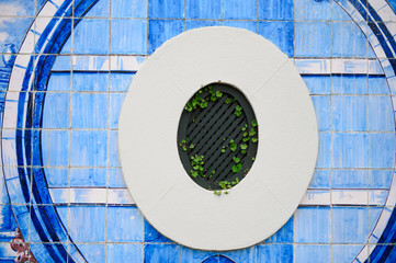 Typical Portuguese Architecture: Tile Azulejos Window - Portugal