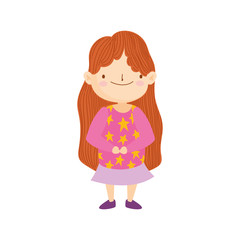 merry christmas girl with ugly sweater