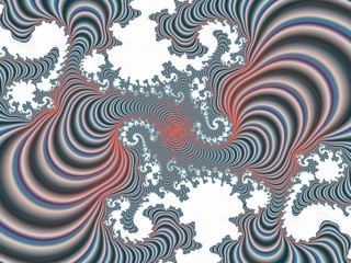 Pink blue seamless pattern with spirals