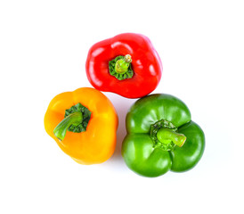  pepper isolated on white background