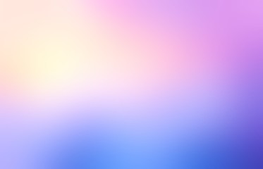 Pink blue yellow lilac gradient formless pattern. Shiny blur background. Wonderful simple illustration.