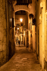 Salerno, Italy: old street near the cathedral