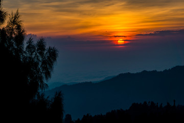 Mountain sunrise