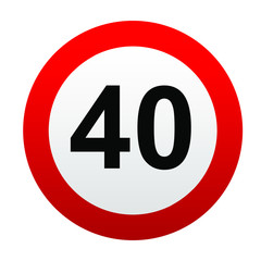 speed limit sign