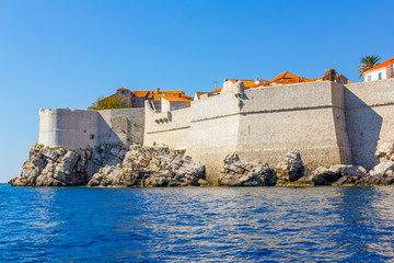 Defensive walls around Dubrovnik, Croatia