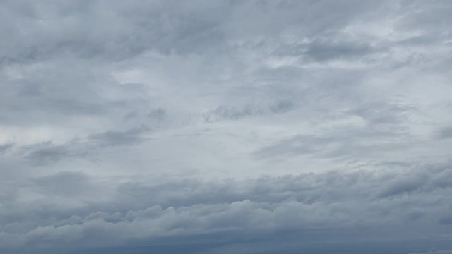 曇り空のタイムラプス