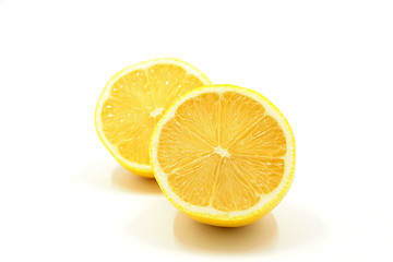 Excellent, beautiful, healthy citrus fruits on a white background.