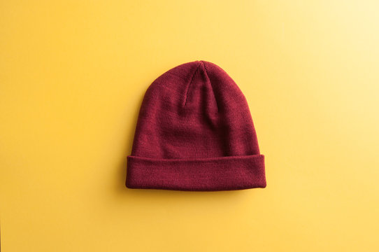 Crimson winter hat