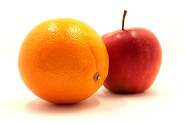 Excellent, beautiful, healthy citrus fruits on a white background.