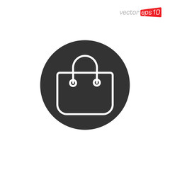 Bag Shop Icon Design Vector