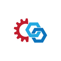 Gear Logo Template vector icon