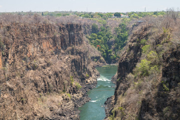 Gorges from victoria falls, Zambia, Africa