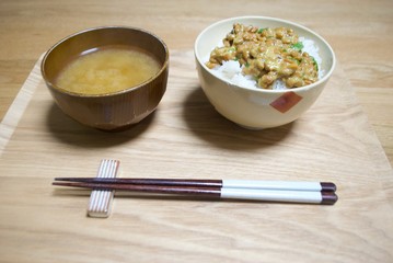 日本の朝ご飯