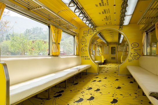 interior of Taiwan&rsquo;s first mobile museum