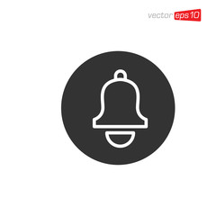 Bell Notification Icon Design Vector