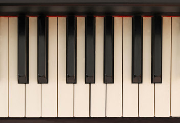 part of a keyboard, black and white piano keys
