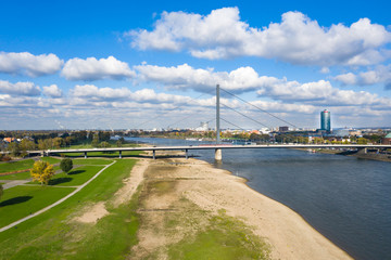 Rheinufer in Düsseldorf - Germany