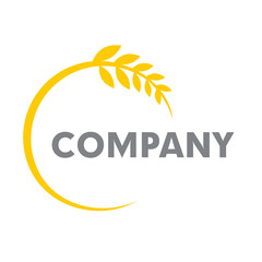 Fototapeta na wymiar Wheat Logo, Agriculture Logo