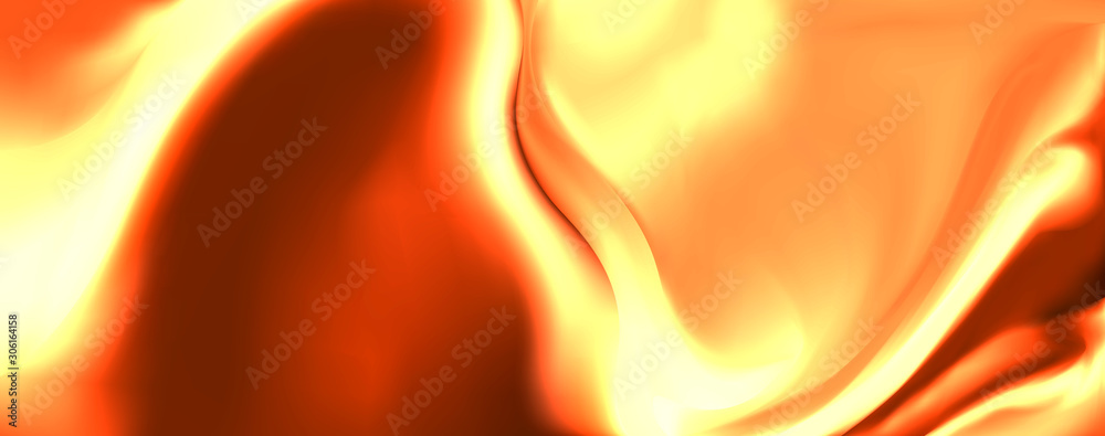 Poster abstract background with flames