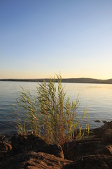 Lac de Madine coucher de soleil