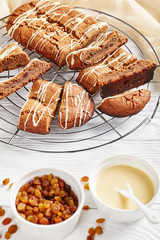 close-up of sweet and spicy Hermit Bars