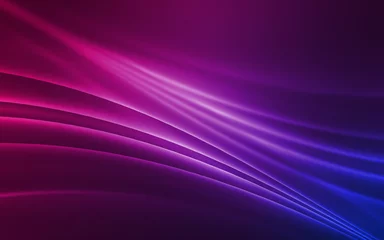 Wall murals Dark abstract background with neon lines, glow.