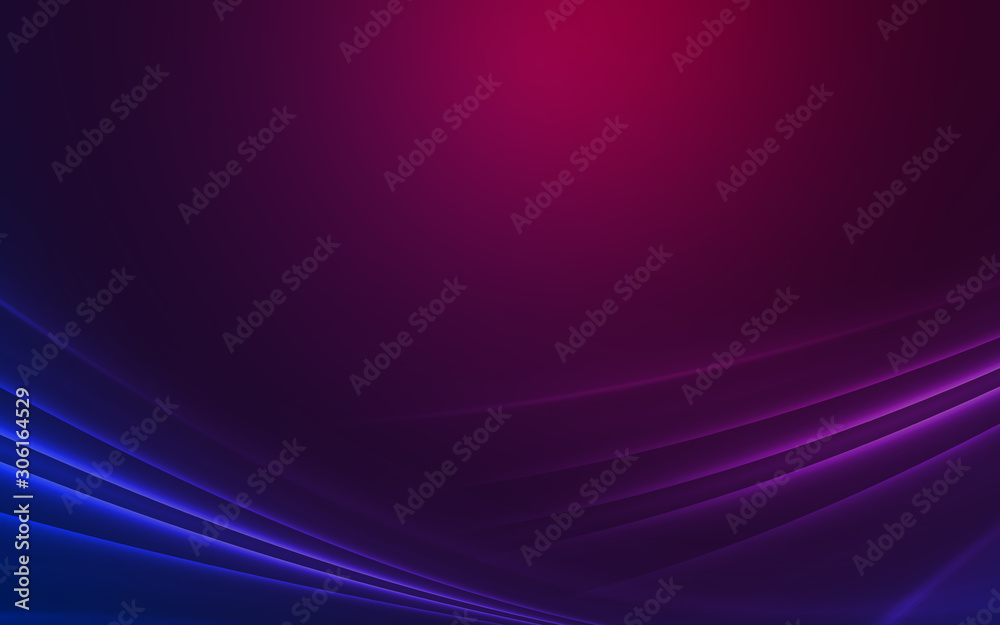 Aufkleber dark abstract background with neon lines, glow.