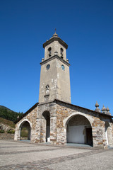 Fototapeta na wymiar Church in Taramundi; Asturias
