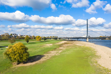 Rheinufer in Düsseldorf - Germany