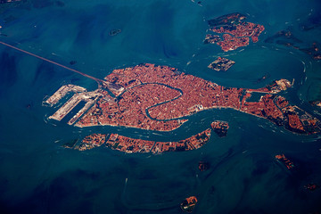Aerial view of Venice - obrazy, fototapety, plakaty