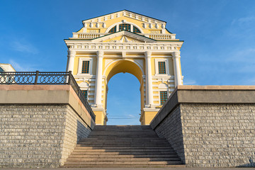 Obraz premium Arch Moscow triumphal gate in Irkutsk
