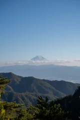 Foto op Canvas 昇仙峡‗富士山 © takeshi-morikawa