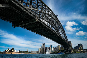 Sydney harbour bridge and opera house
