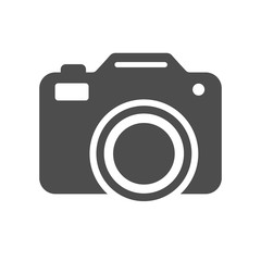 Simple camera icon. Vector illustration.