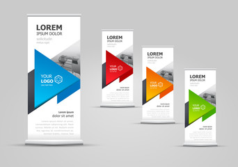 Roll up banner set