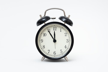 Clock isolated on white background