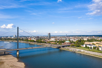 Rheinufer in Düsseldorf - Germany