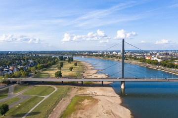 Rheinufer in D&uuml;sseldorf - Germany