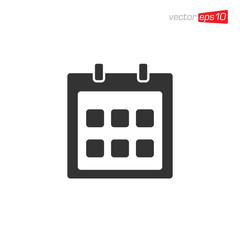 Calendar Icon Design Vector Template