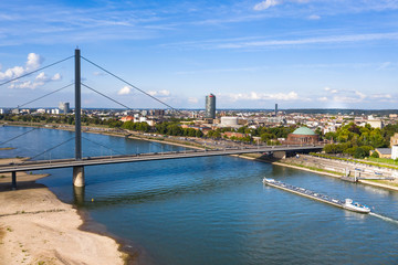 Rheinufer in Düsseldorf - Germany