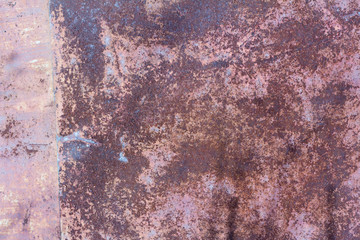 Old rusty metal background, rusty metal texture