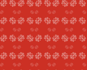 Fototapeta na wymiar Christmas Holidays Seamless Pattern 2019