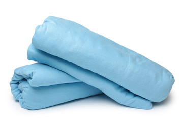 Blue bed sheets