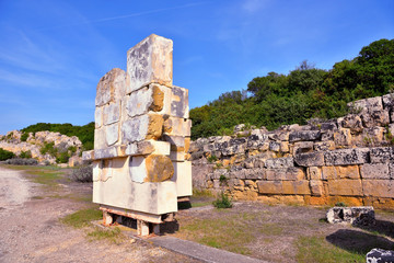 archaeological park of Selinunte Castelvetrano Sicily